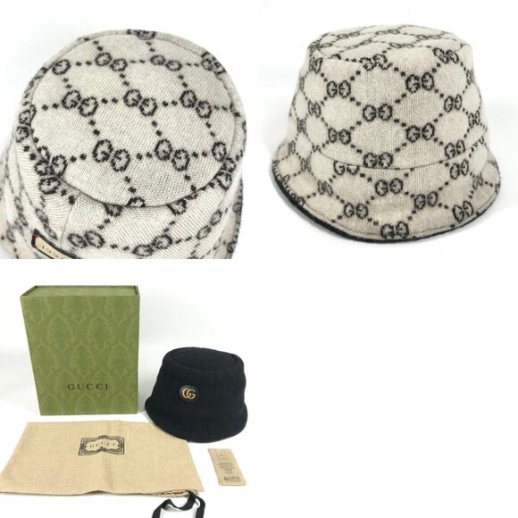 Gucci Hat Double G Wool Black main image 6
